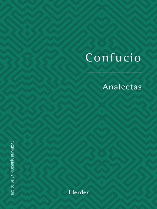 Title details for Analectas by Confucio - Available